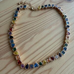 Camila Coelho Multicolor Gemstone Necklace